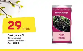 Dækbark 40l