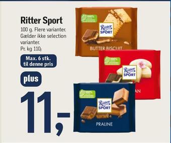 Føtex Ritter sport tilbud