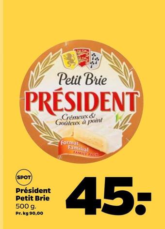 Président petit brie