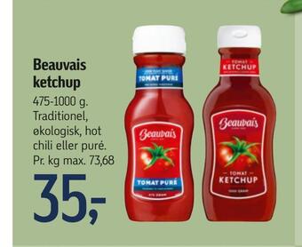 Føtex Beauvais ketchup tilbud