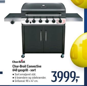 Føtex Char-broil convective 640 gasgrill - sort tilbud