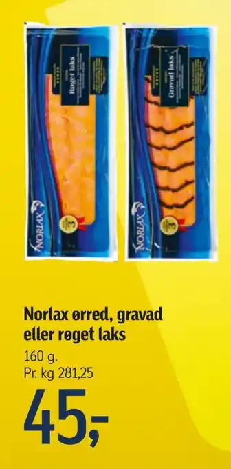 Føtex Norlax ørred, gravad eller røget laks tilbud