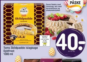 REMA 1000 Toms skildpadde islagkage tilbud