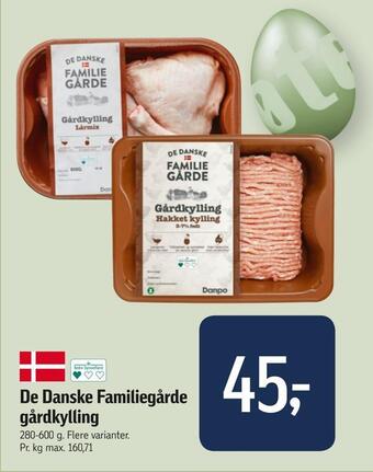 Føtex De danske familiegårde gårdkylling tilbud