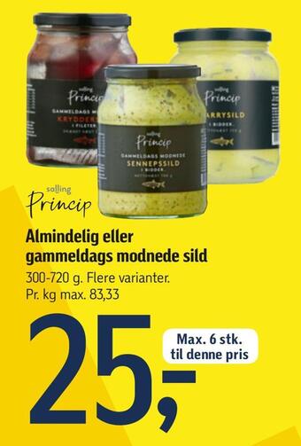 Almindelig eller gammeldags modnede sild