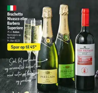 Føtex Brachetto nivasco eller barbera superiore tilbud