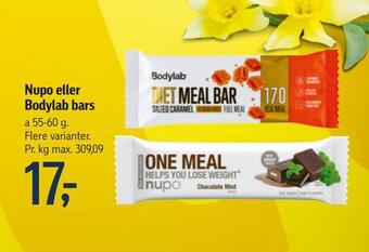 Nupo eller bodylab bars