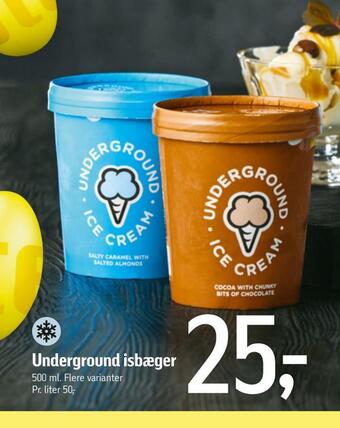 Føtex Underground isbæger tilbud