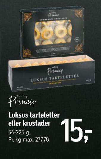 Føtex Luksus tarteletter eller krustader tilbud