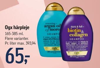 Føtex Ogx hårpleje tilbud