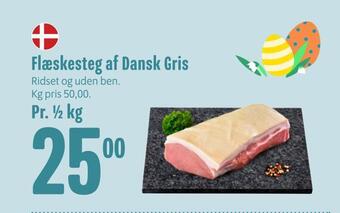 Flæskesteg af dansk gris
