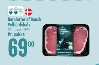 Min Købmand Koteletter af dansk velfærdskalv tilbud