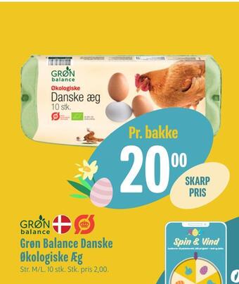 Grøn balance danske økologiske æg