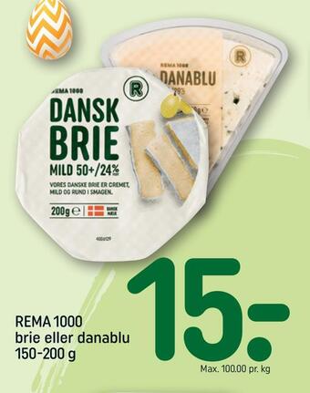 REMA 1000 Rema 1000 brie eller danablu tilbud
