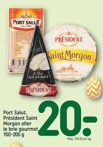REMA 1000 Port salut, président saint morgon eller le brie gourmet tilbud