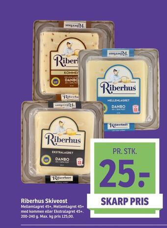 SPAR Riberhus skiveost tilbud