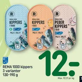 REMA 1000 Rema 1000 kippers tilbud