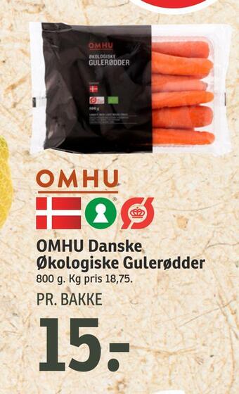 SPAR Omhu danske økologiske gulerødder tilbud