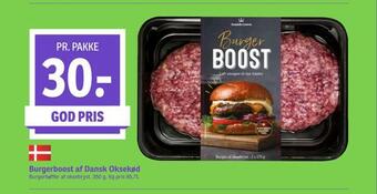 SPAR Burgerboost af dansk oksekød tilbud