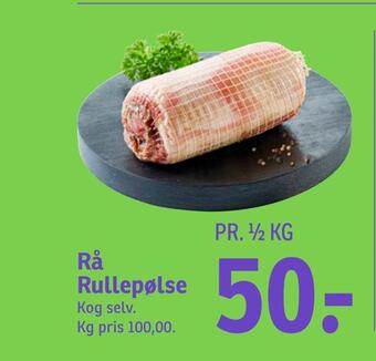 Rå rullepølse