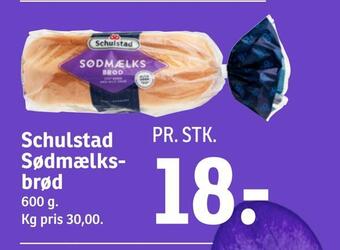 SPAR Schulstad sødmælksbrød tilbud