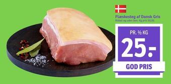 SPAR Flæskesteg af dansk gris tilbud