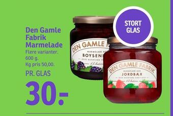 Den gamle fabrik marmelade