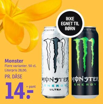 SPAR Monster tilbud