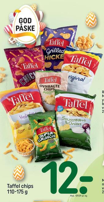 REMA 1000 Taffel chips tilbud