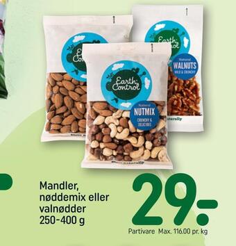 REMA 1000 Mandler, nøddemix eller valnødder tilbud