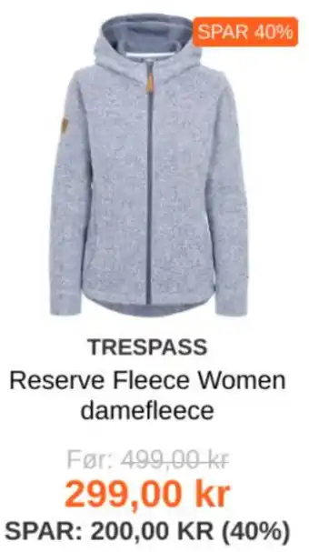 Trespass Reserve Fleece Wowan Damefleece
