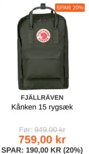 Fjällräven Kånken 15 Rygsæk