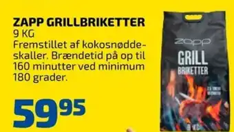 Zapp Grillbriketter 9 kg