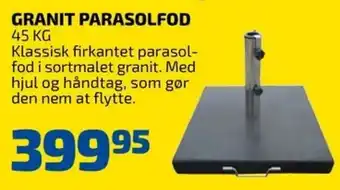 Davidsen Granit Parasolfod 45 kg tilbud