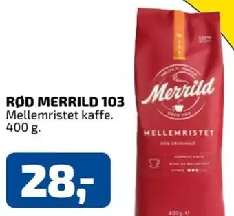 Davidsen Rød Merrild 103 400g tilbud