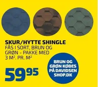 Skur/Hytter Shingle