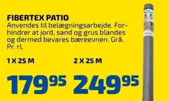 Davidsen Fibertex Patio 1x25 M tilbud