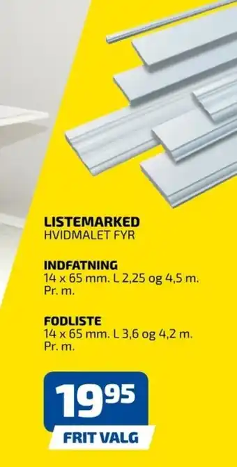 Listemarked, Indfatning, Fodliste