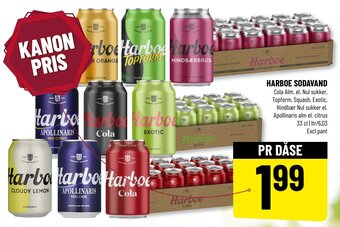 Løvbjerg Harboe Sodavand tilbud