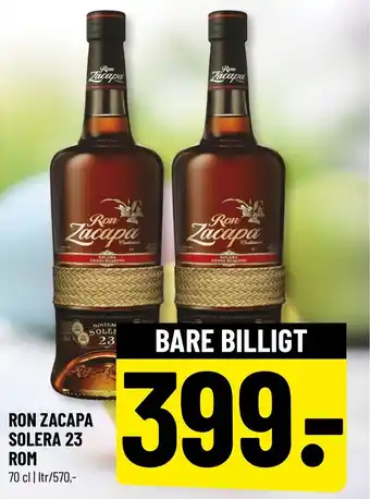 Løvbjerg Ron Zacapa Solera 23 Rom tilbud