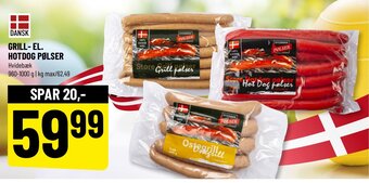 Løvbjerg Grill-El. Hotdog Pølser tilbud