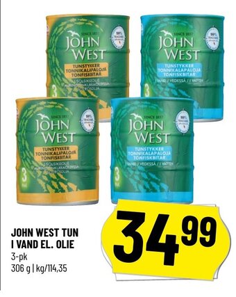 Løvbjerg John West Tun I Vand El. Olie tilbud