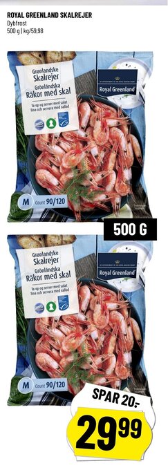 Løvbjerg Royal Greenland Skalrejer tilbud