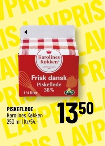 Løvbjerg Piskefløde Karolines Køkken tilbud