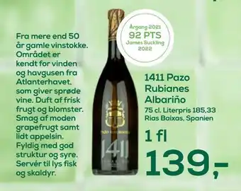 1411 pazo rubianes albariño