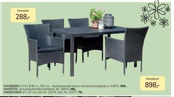 Daells Bolighus Havestol tilbud