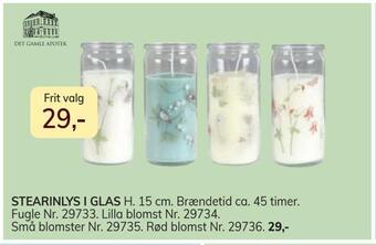Daells Bolighus Stearinlys i glas tilbud
