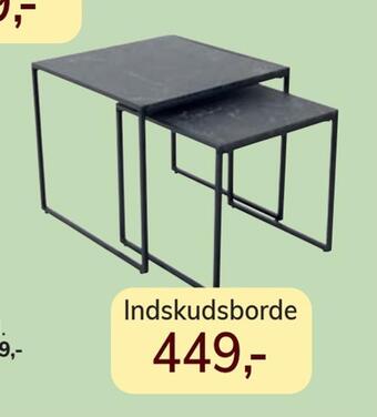 Daells Bolighus Indskudsborde tilbud