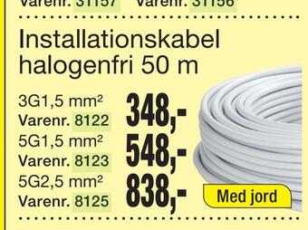 Harald Nyborg Installationskabel halogenfri 50 m tilbud