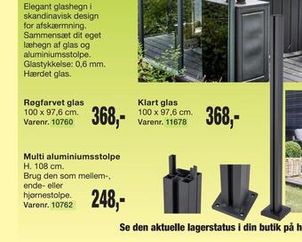 Harald Nyborg Multi aluminiumsstolpe tilbud